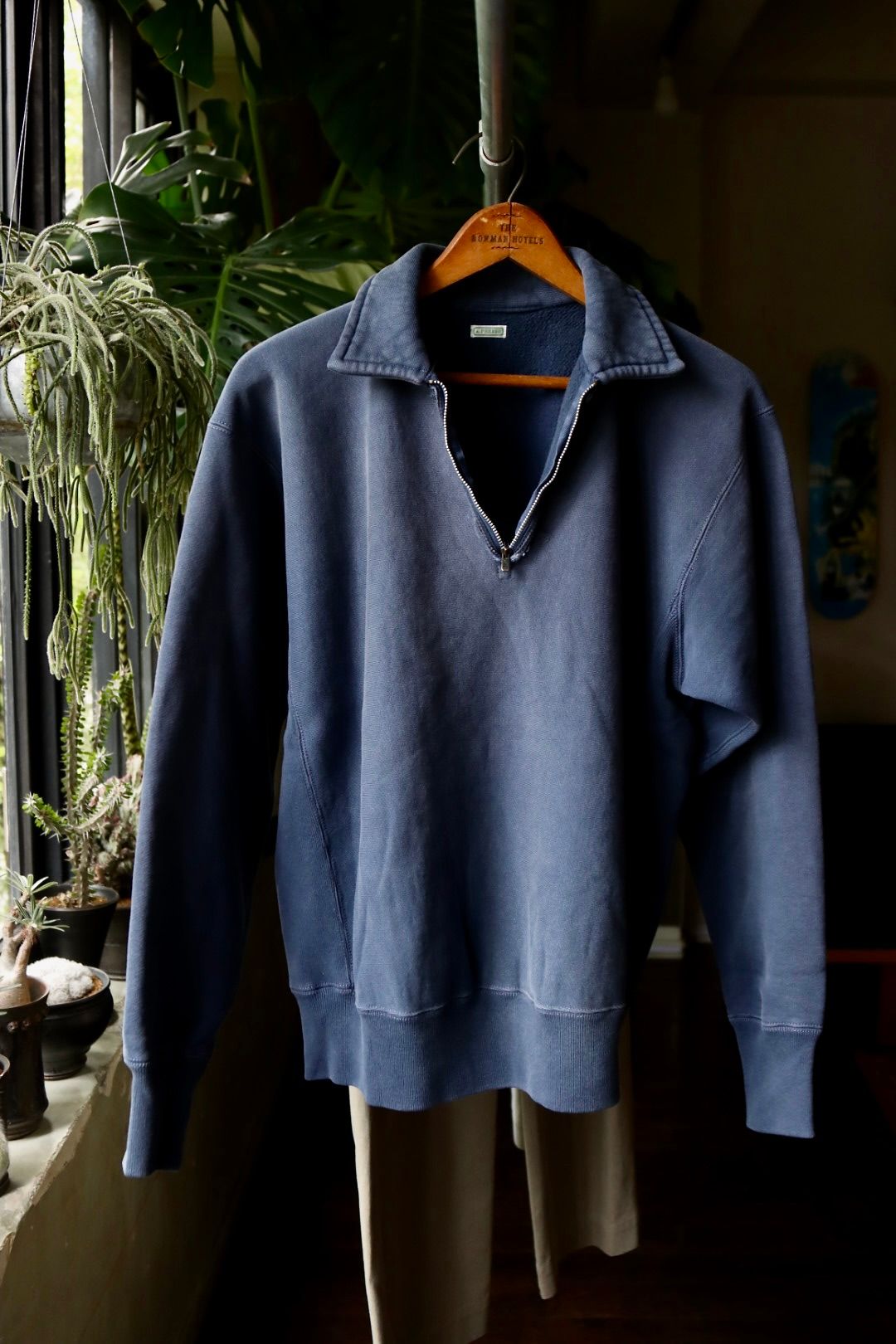 A.PRESSE - アプレッセ23AW Vintage Half Zip Sweatshirt(23AAP-05-03K