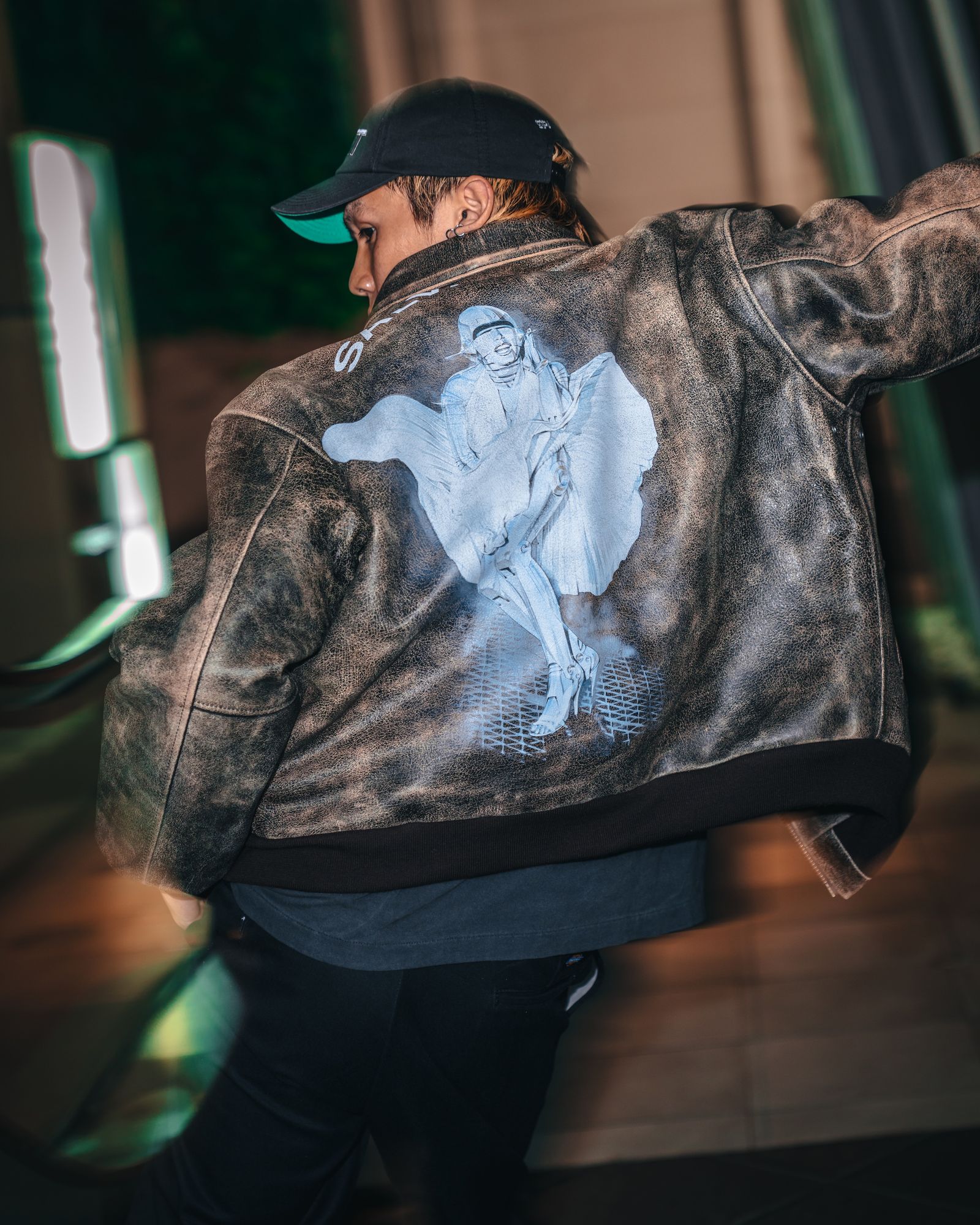 SAINT M×××××× - セントマイケル25AW SORAYAMAコラボ SRYM_LEATHER A2