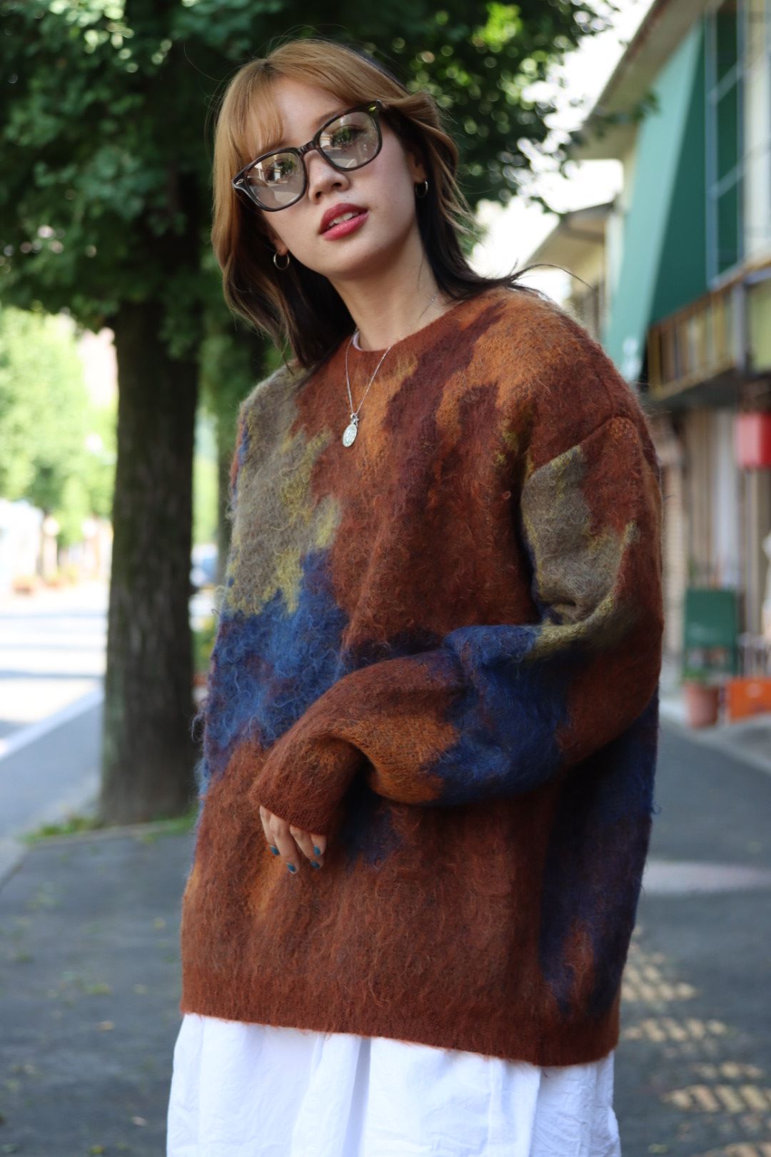 YOKE 22aw ジャガードクルーネックニット YOKE STILL JACQUARD