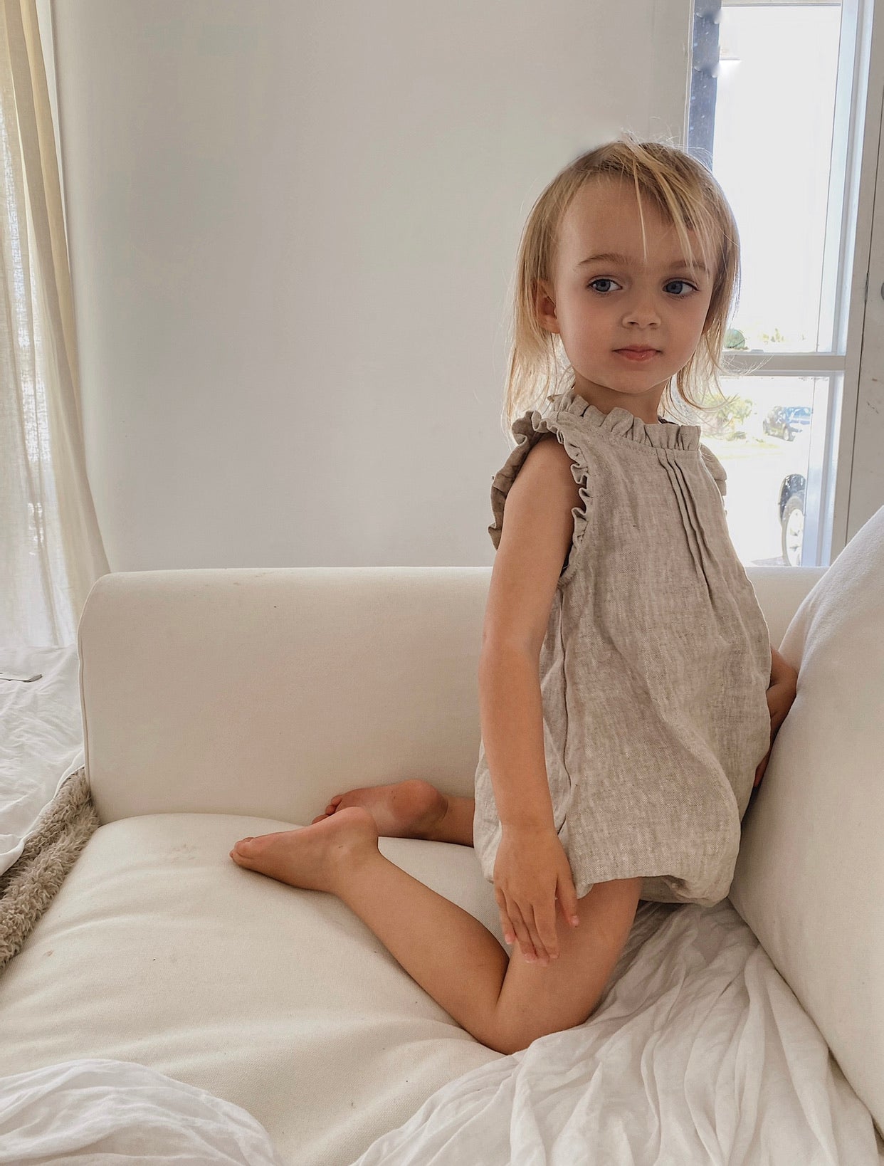 Summer Jean Romper - Marlow and Mae