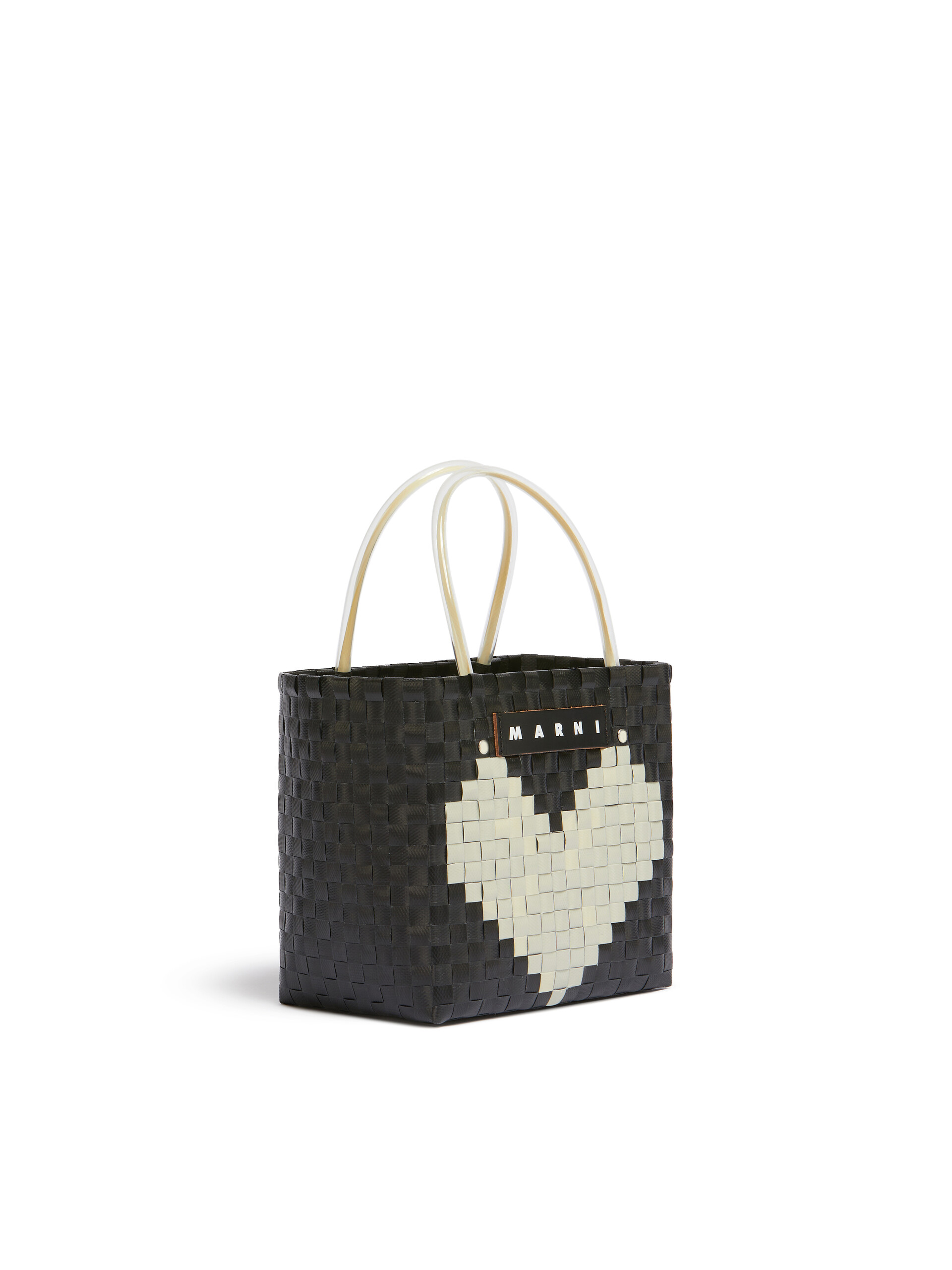 コード(ホワイトハート) MARNI MARKET LOVE MINI BASKET BAG | Marni