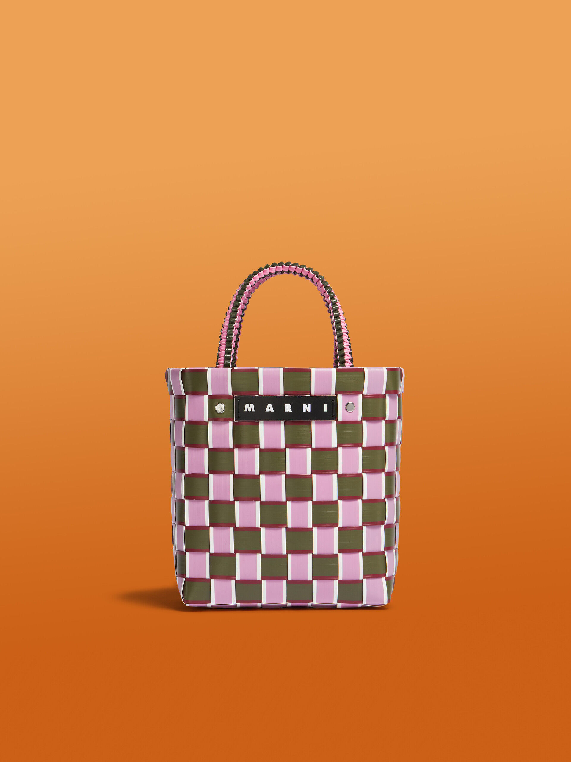 ライトピンク MARNI MARKET TAPE MINI BASKET | Marni