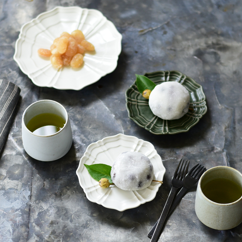 スタジオ エム :: 雪華 :: 雪華(せっか) 4寸高台皿 - マルミツウェブ