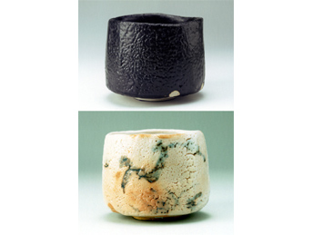 加藤孝造《瀬戸黒茶碗》《志野茶碗》 – 丸沼芸術の森 – MARUNUMA ART PARK