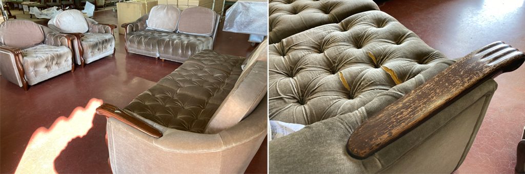 ベルサイユ ソファ張替え N社様 - マルニ木工 公式サイト - Maruni