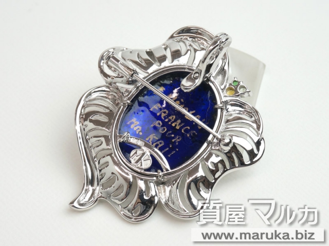 梶光夫 エマーユ ブローチの買取・質預かり｜大阪の質屋マルカ