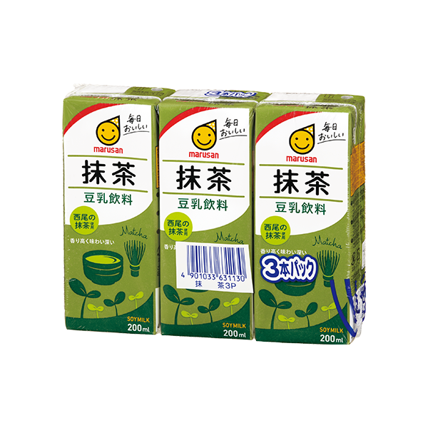 豆乳飲料 抹茶 3連｜マルサンアイ株式会社