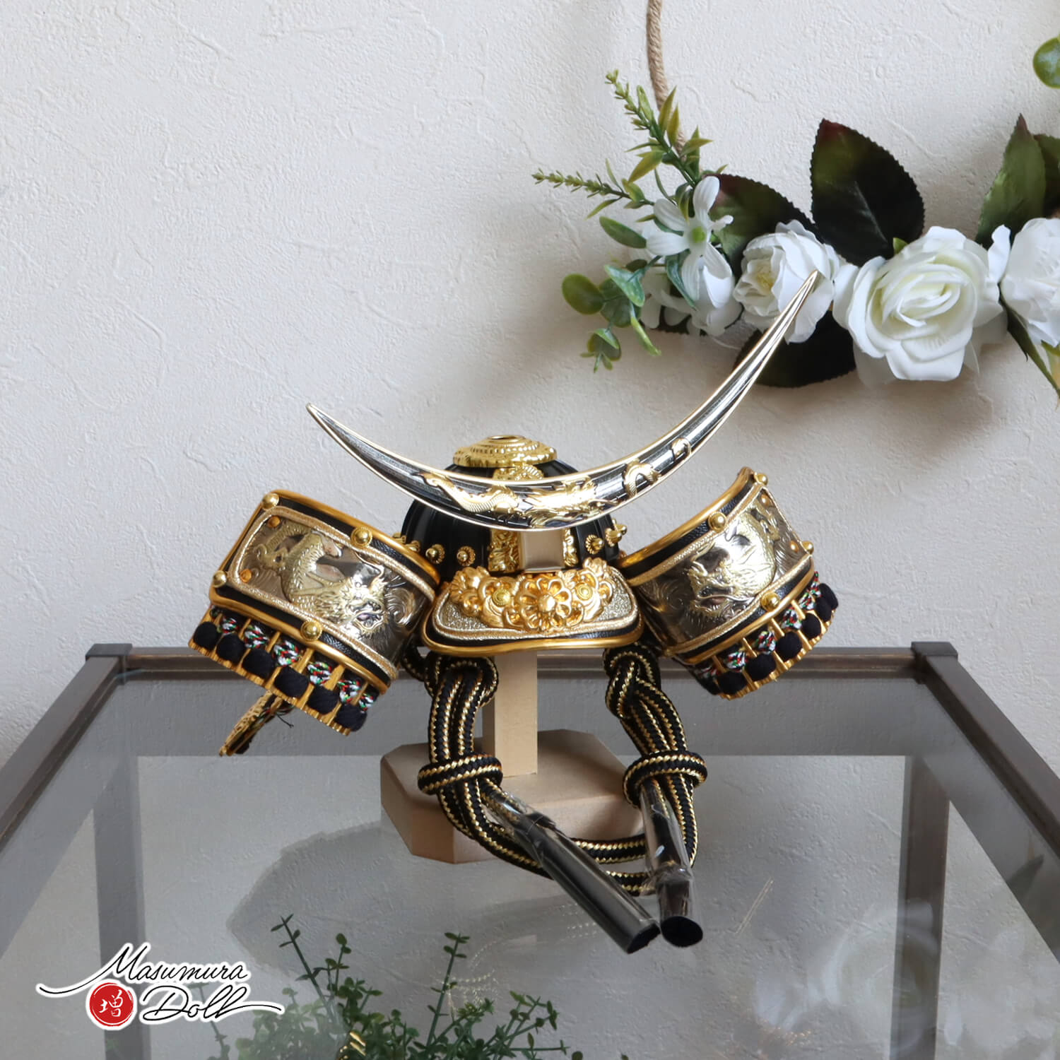 選べる2種類 新作 ☆ 極上盛上げ 銅 彫金 上杉謙信 銀龍兜 伊達政宗