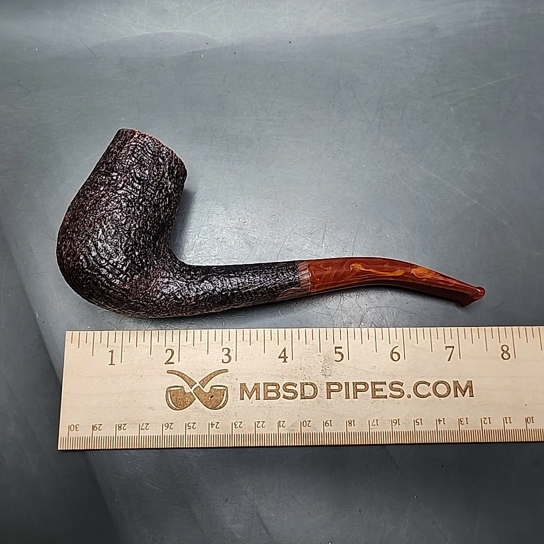 2002 JT Cooke Sandblasted Dunhill LC Estate Briar Pipe, American