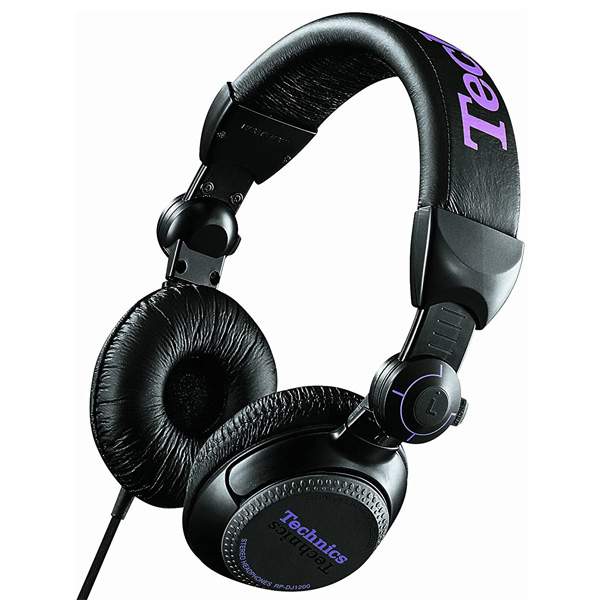 Technics(テクニクス) ／ RP-DJ1200-K (ブラック) 密閉型 DJヘッドホン