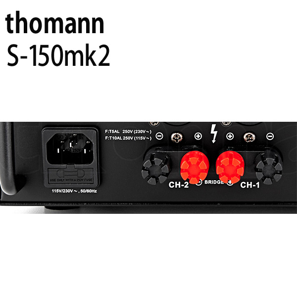 thomann (トーマン) ／ S-150mk2 - パワーアンプ - [85W+85W／8Ω、150W