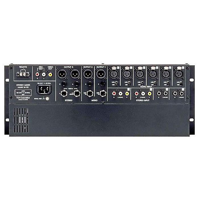 TOA ( ティーオーエー ) ／ M-110 ラックマウント・ステレオミキサー