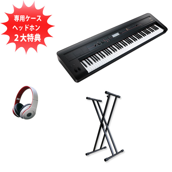 88鍵盤モデルなのに軽い！電池駆動で持ち運びに最適シンセサイザー