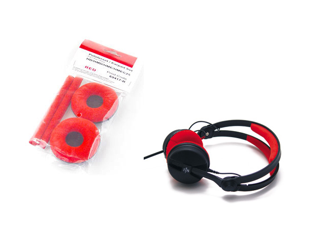 ZOMO(ゾモ) ／ 交換用イヤーパッドセット Velour Red 【Sennheiser