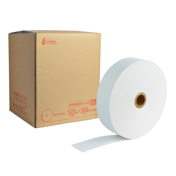 汎用品 グローリーカンネツシロ TR-237対応 券売機 ロール紙 (57.5mm幅