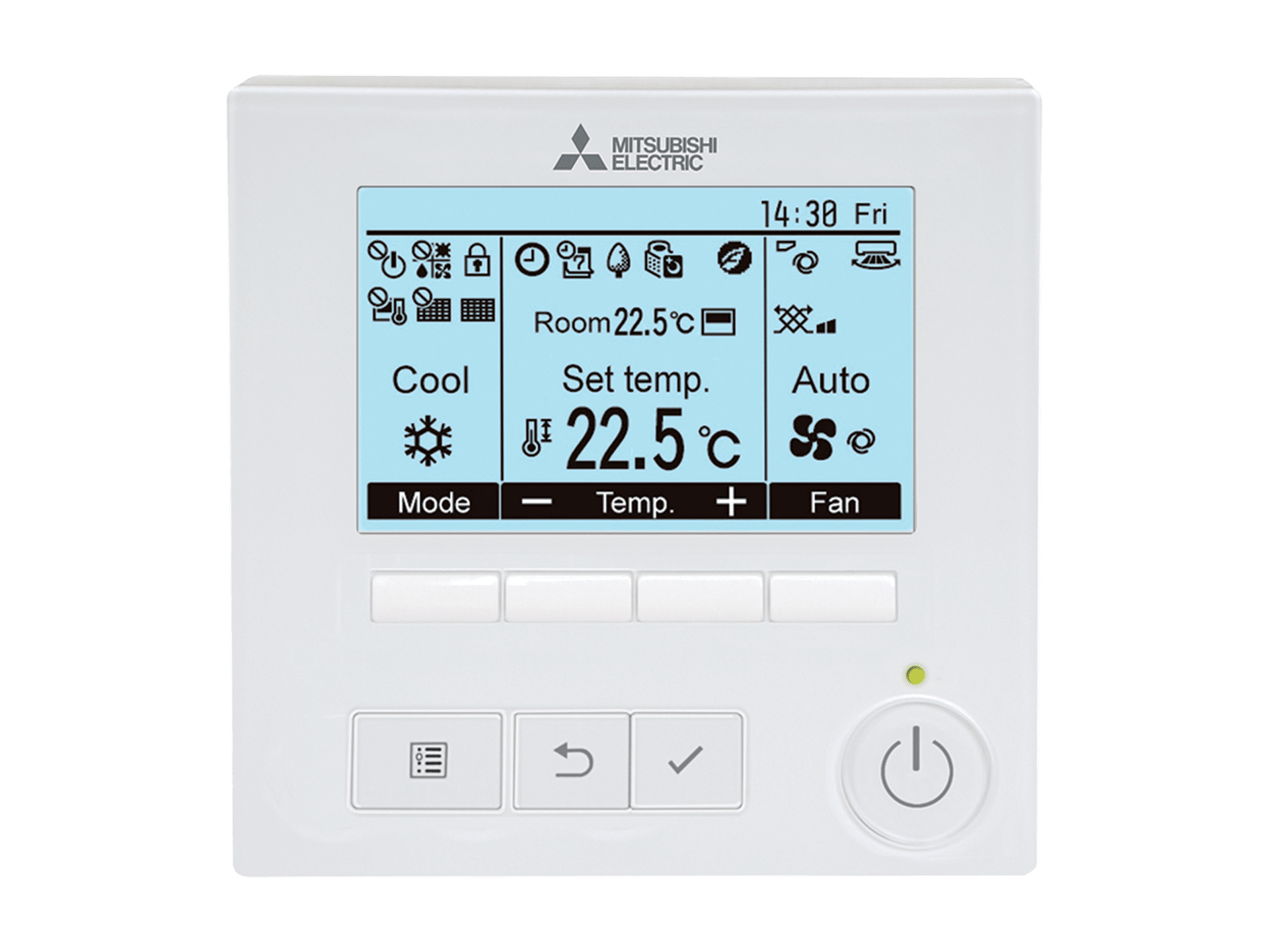 PAR-40MAA Wall Mounted Controller | Mitsubishi Electric