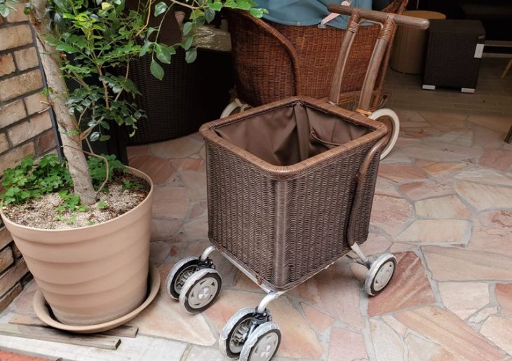 籐ショッピングカート（押し車タイプ）｜SY-017 | 籐家具職人の店