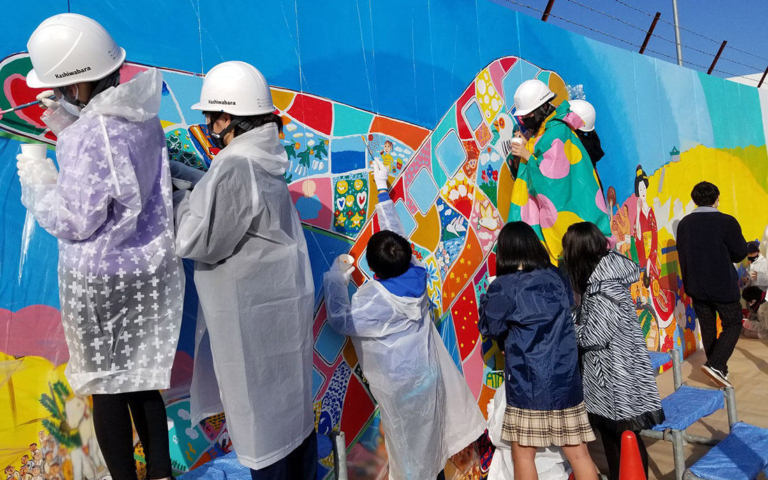 福岡空港壁画プロジェクト Over the World – Miyazakingdom – 壁画と