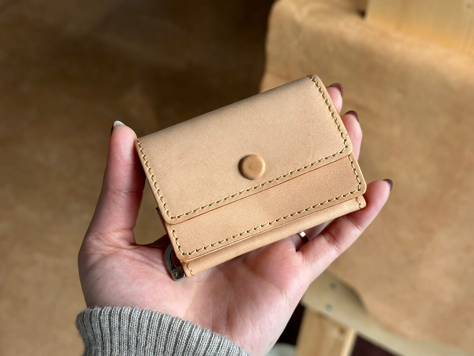 現金ちょい持ち」できるヌメ革ミニミニ財布3種ご紹介【吉祥寺店