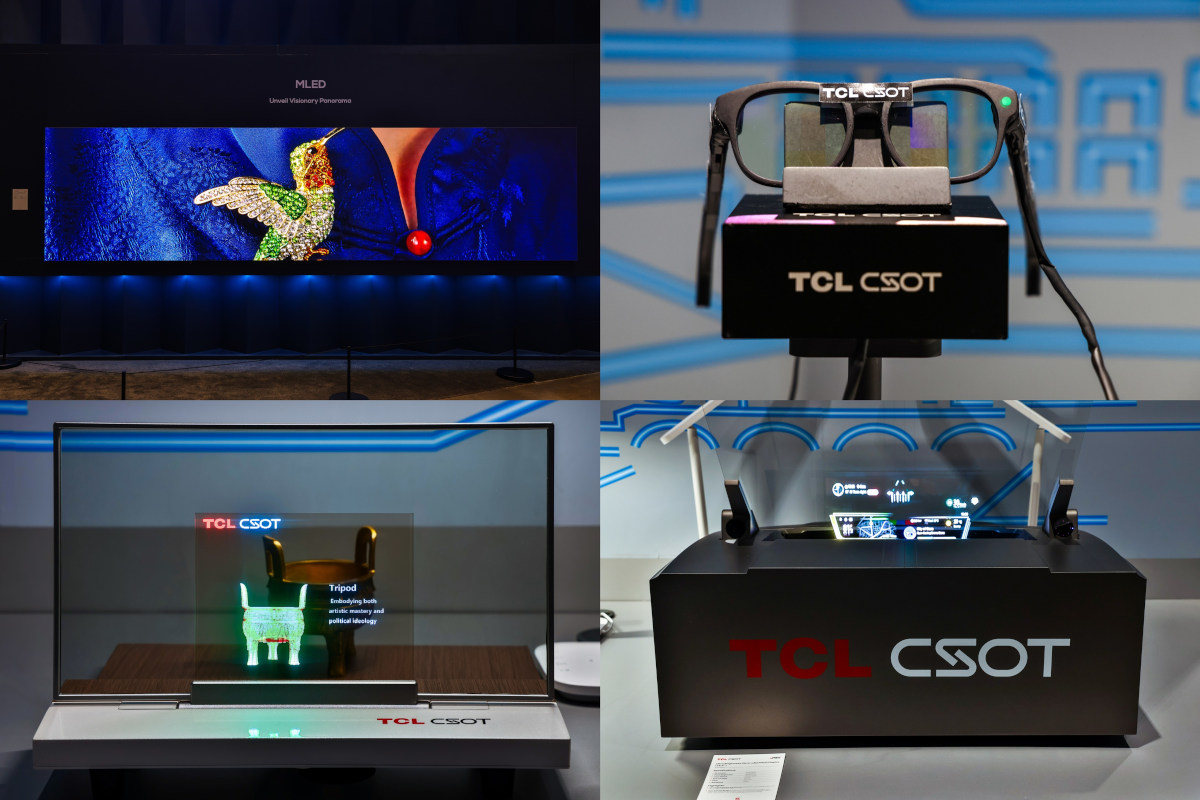 TCL CSOT shows its latest inkjet printed OLED displays at
