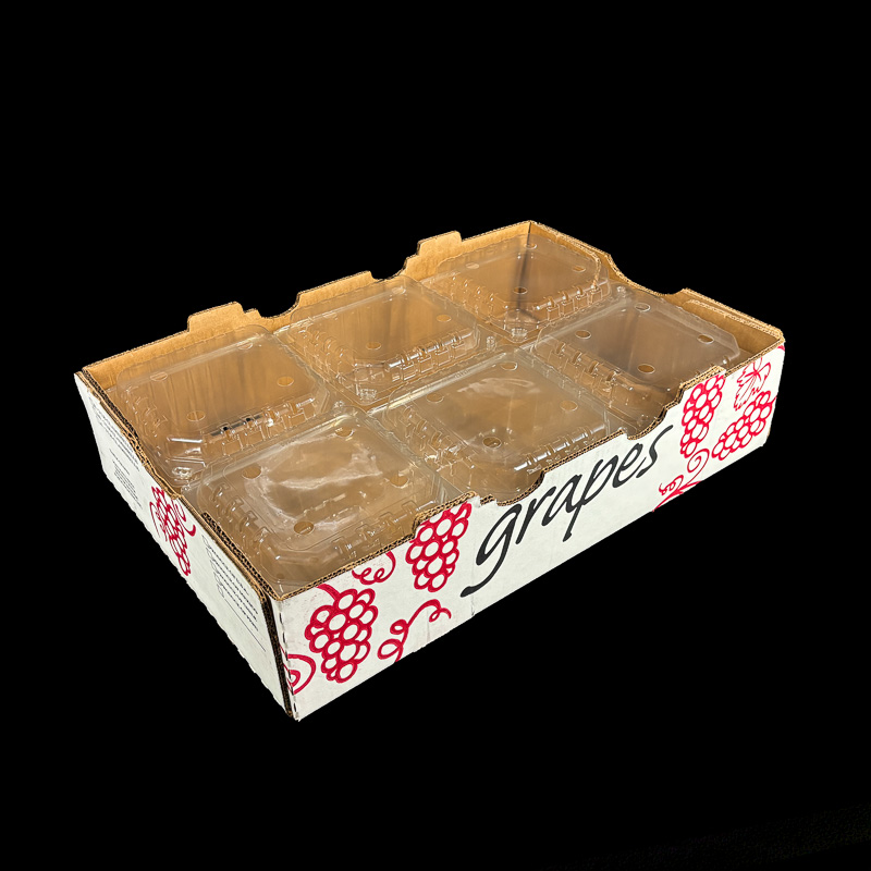 A5433 5 1/4″ Red Grape Carton - Midlantic Labeling and Packaging
