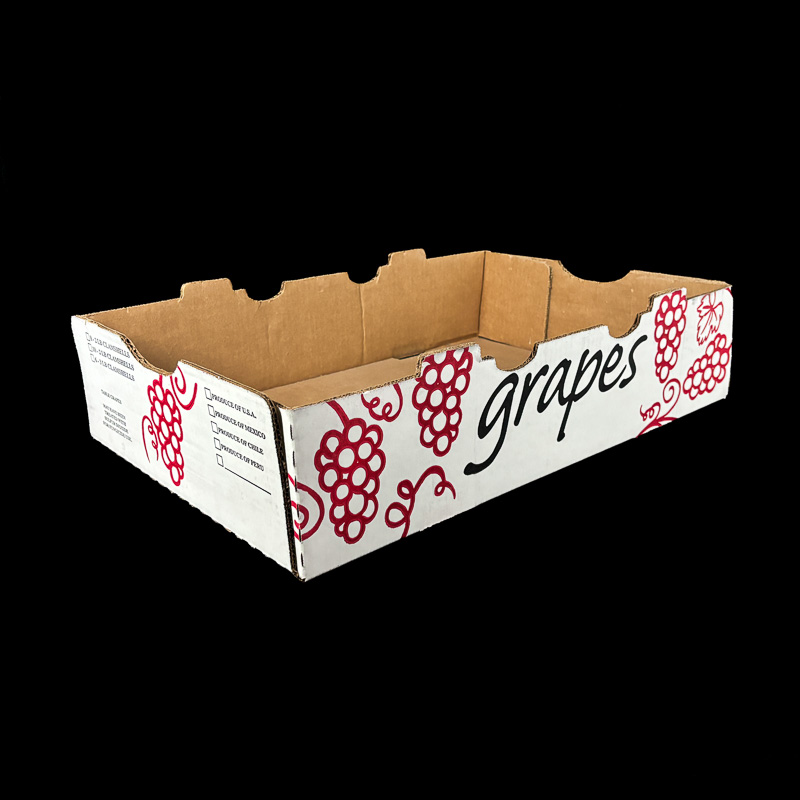 A5433 5 1/4″ Red Grape Carton - Midlantic Labeling and Packaging