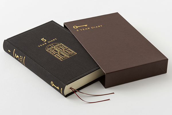 日記｜日記 5年連用 扉 黒（12396006）