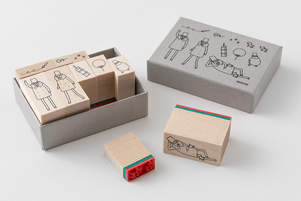 スタンプ 木製セット A柄 オジサン30th(35597006)｜ミドリオンラインストア