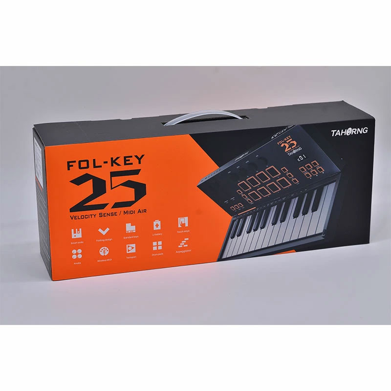 TAHORNG FOL-KEY25 折りたたみ式25鍵MIDIキーボード＆コントローラー