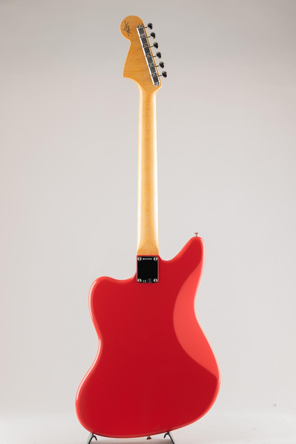 1962 Jaguar Deluxe Closet Classic Matching Head/Fiesta Red: エレキ