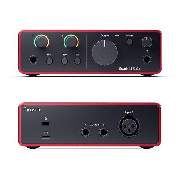 Focusrite オーディオ インターフェイス Scarlett Solo Studio 4th Gen