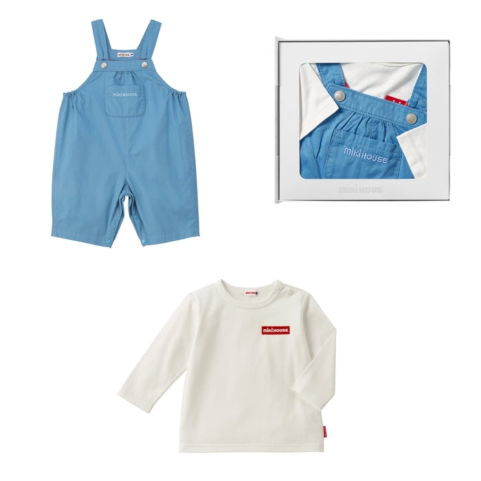 WEB限定】ギフト オーバーオールセット【BOX付き】 – ミキハウス