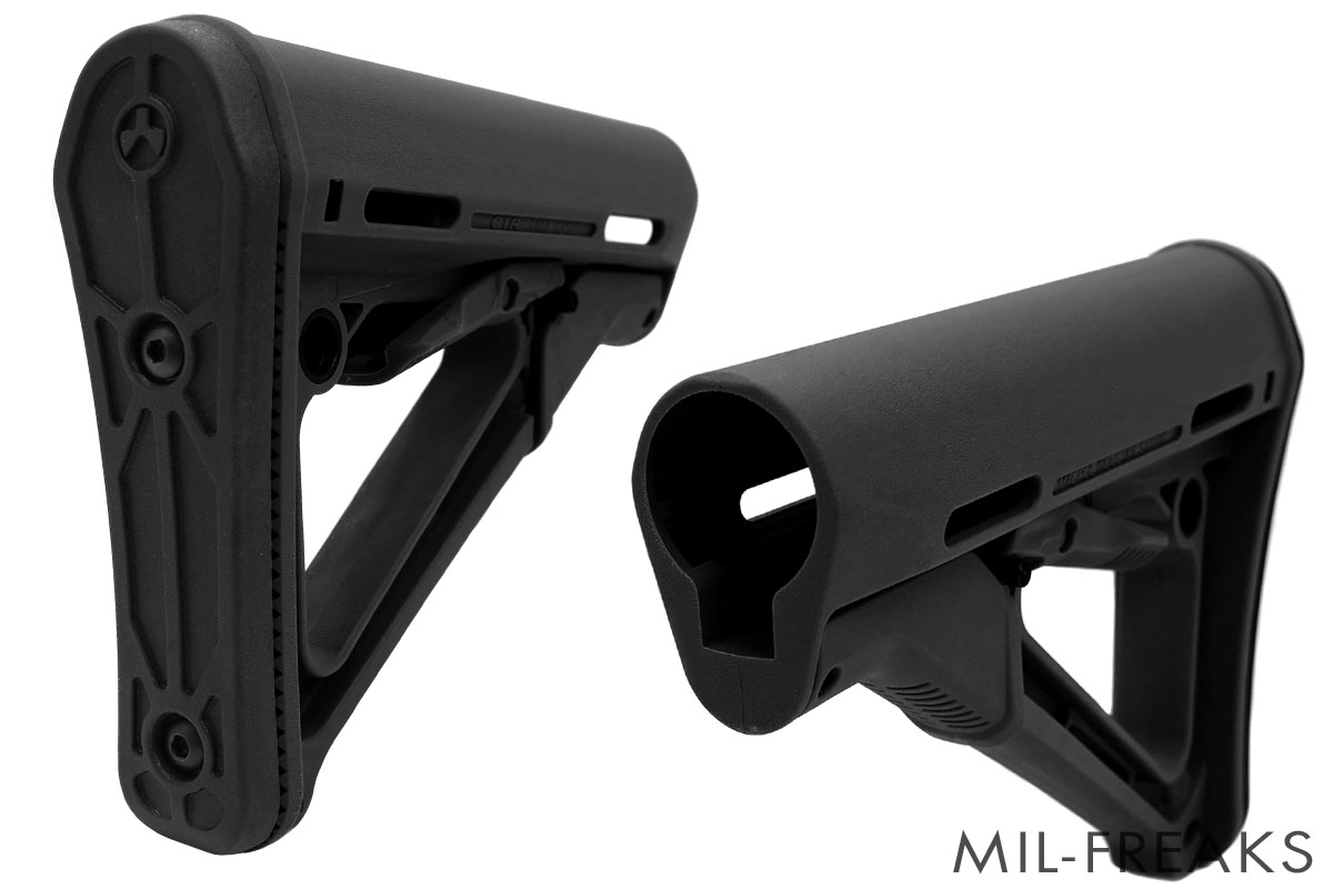 TMC MAGPULタイプ CTR カービンストック ブラック │ ミリタリー