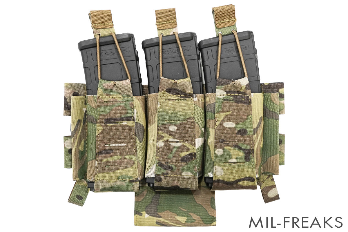 TMC SHAWタイプ Elastic 556 プラカード マガジンポーチ マルチカム