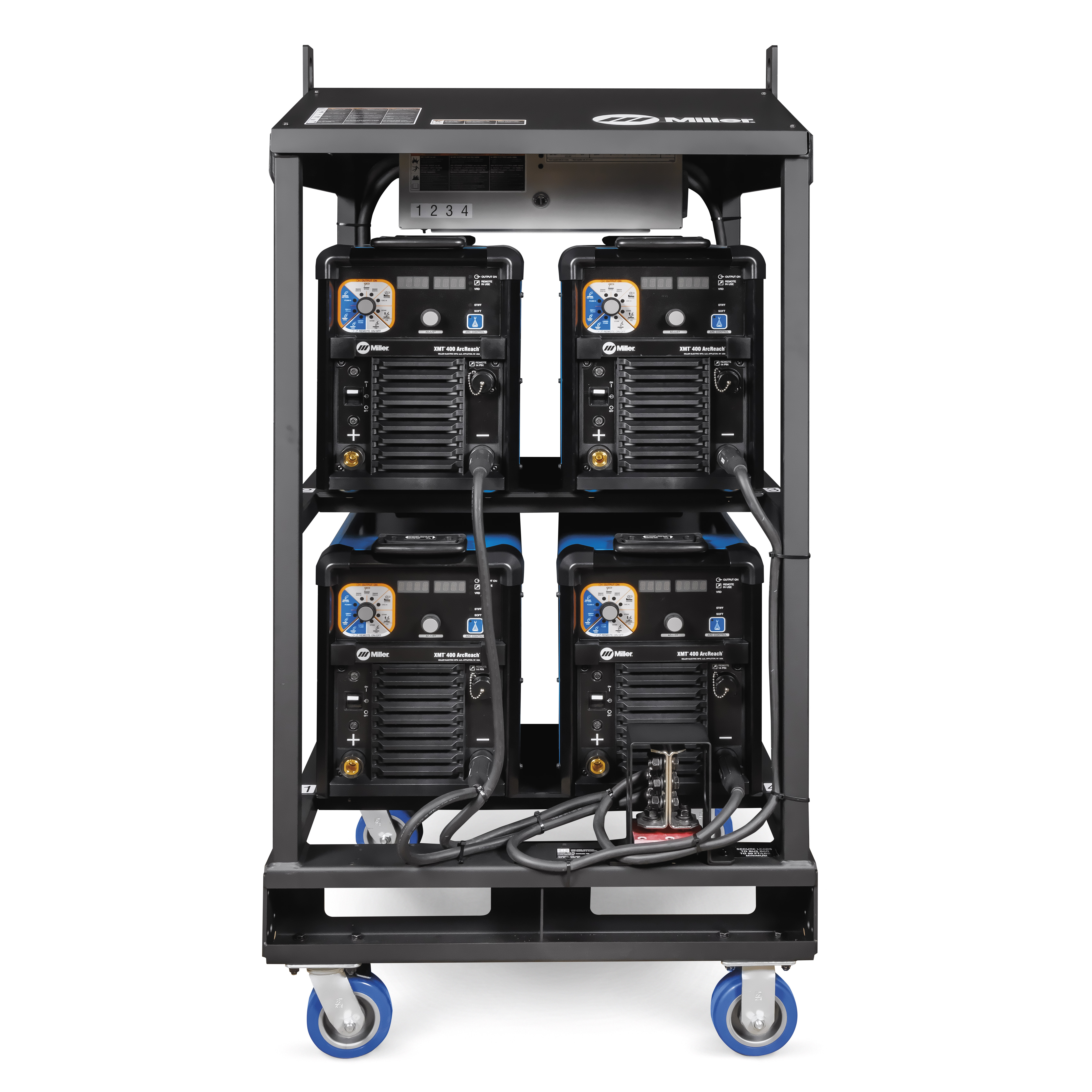 XMT® 400 ArcReach® Narrow 4-Pack Rack fused 460/575 V Tweco