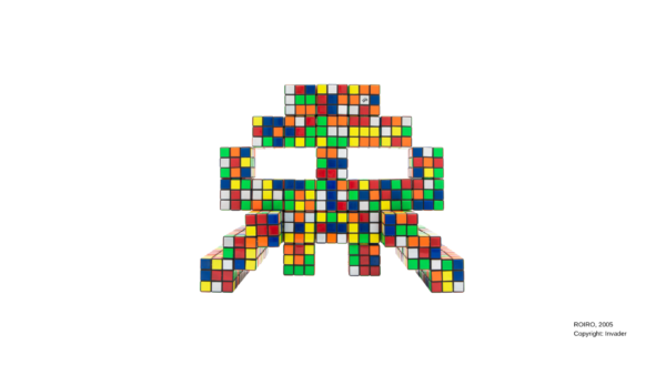 Invader Rubikcubist - Mima Museum