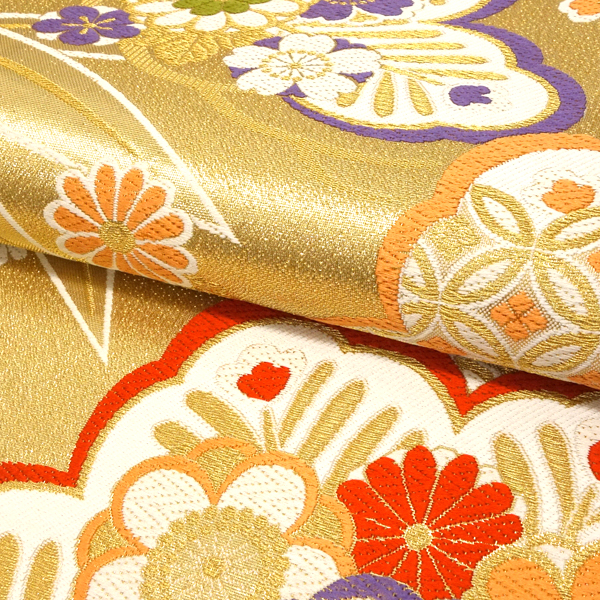 オンラインカタログ]大光 振袖用 袋帯 正絹 西陣織 古典柄 松竹梅