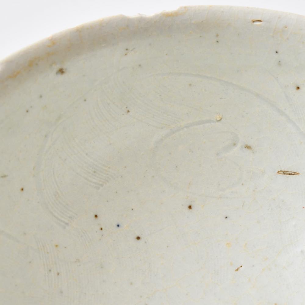 中国 宋代 白磁櫛目鉢 ｜ みんげい おくむら （日本と世界の民芸）