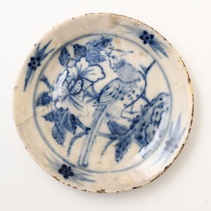 中国 山西省 磁州窯 青花 八寸皿 ｜ みんげい おくむら （日本と世界の