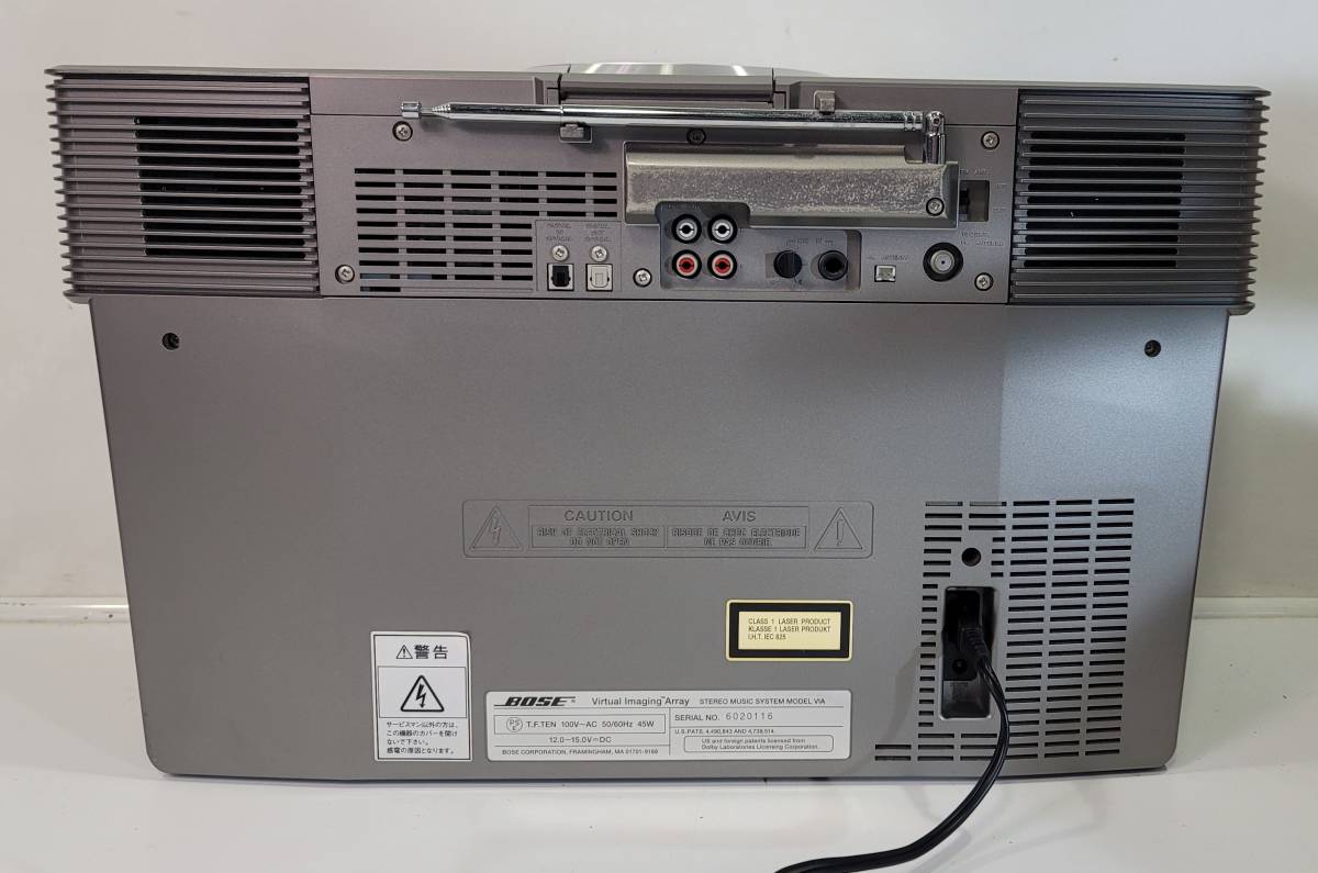 ラジオ・コンポ BOSE virtual imaging Array VIA Bose Virtual Imaging