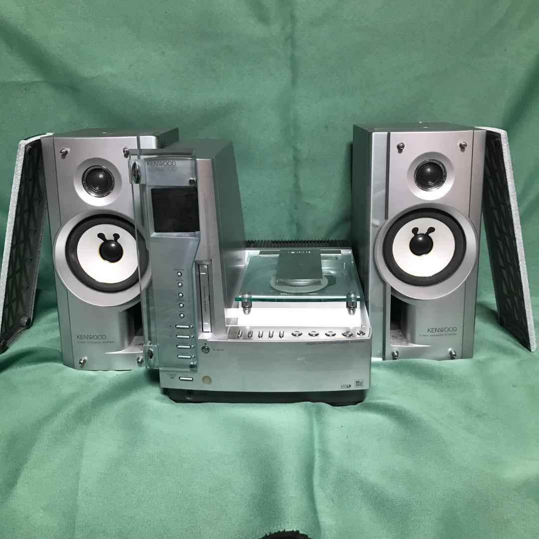 送料込☆動作美品☆KENWOOD RD-HD7MD リモコン付 CD⁄MD再生可
