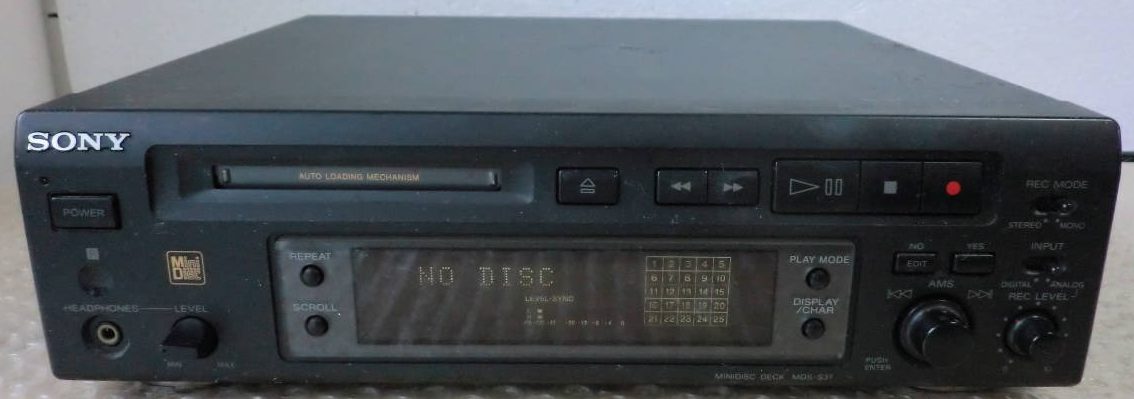 Sony MDS-JE500/MDS-S37 [MiniDisc Wiki]