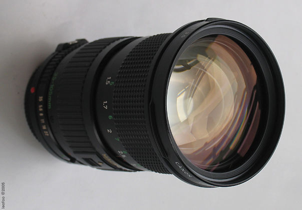 Canon FD Zoom 35-105mm and 50-135mm