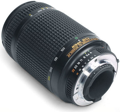 Nikkor autofocus (AF) Zoom Nikkor 70-300mm f4-5.6D ED Telephoto