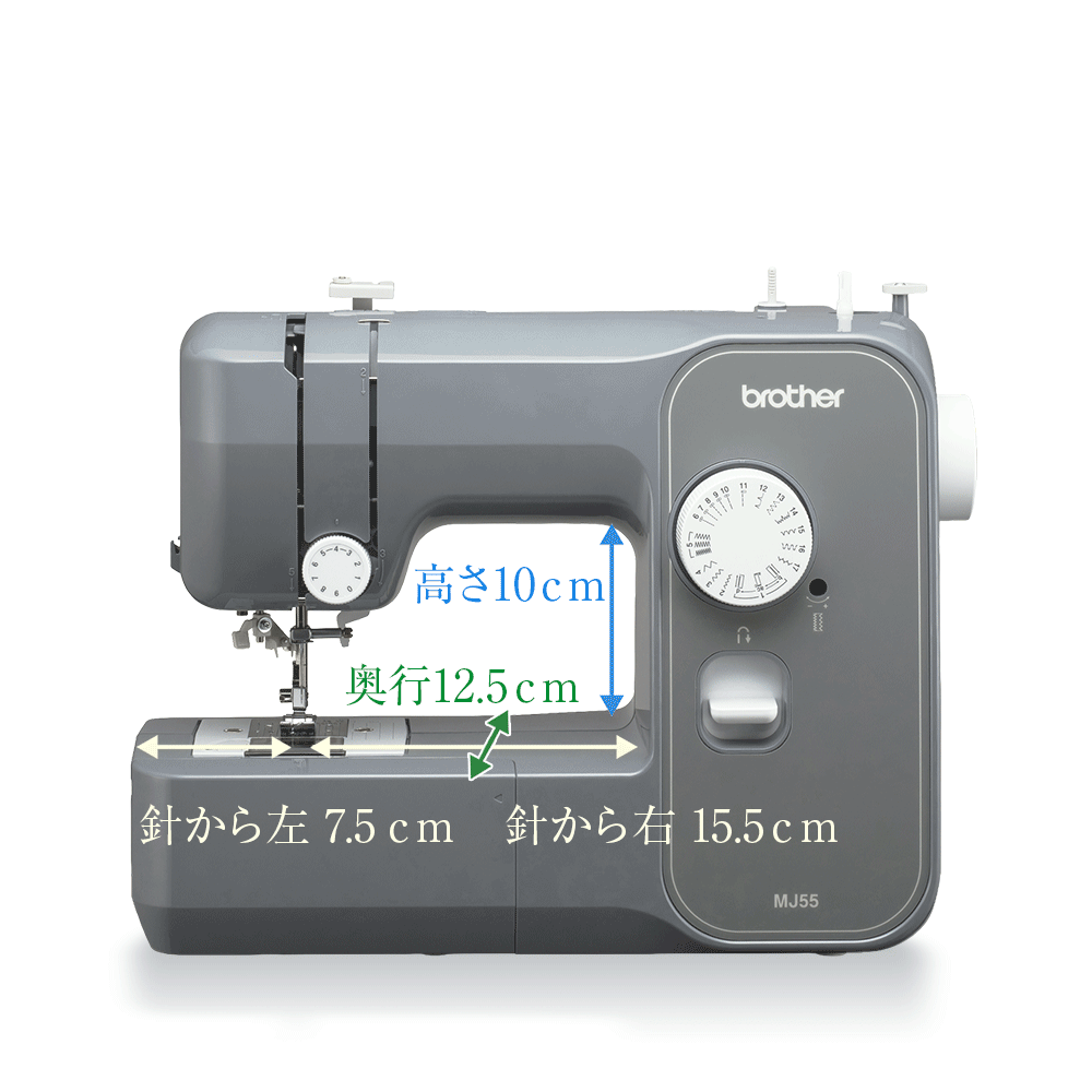 新発売》MJ55 ブラザー 電動ミシン シンプルを極めた電動ミシンが誕生