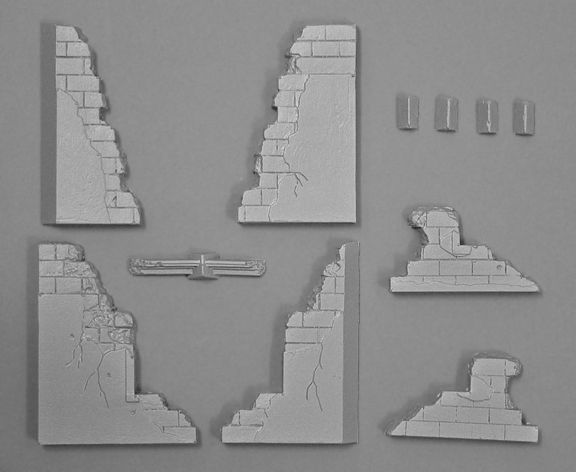 ミニアート[MA36004]ジオラマベース4 1/35 大砲＆フィギュア5体