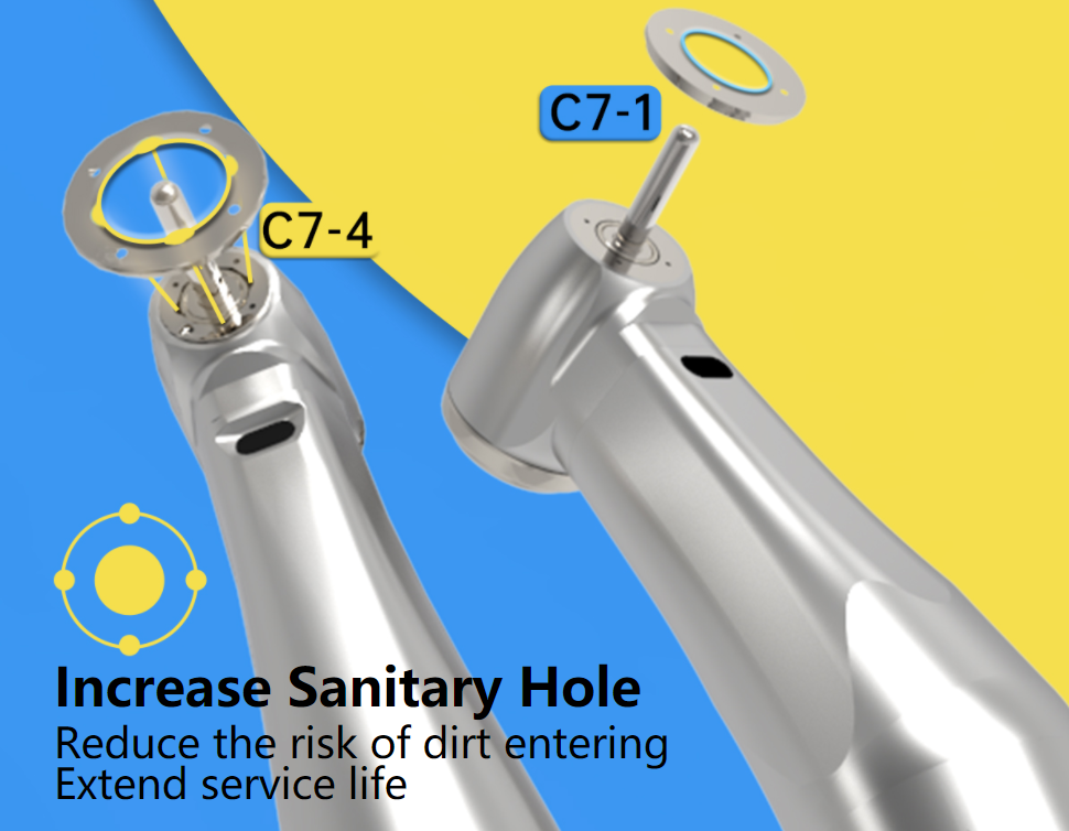COXO(Yusendent)®増速コントラアングルハンドピースCX235C7-4（5倍速