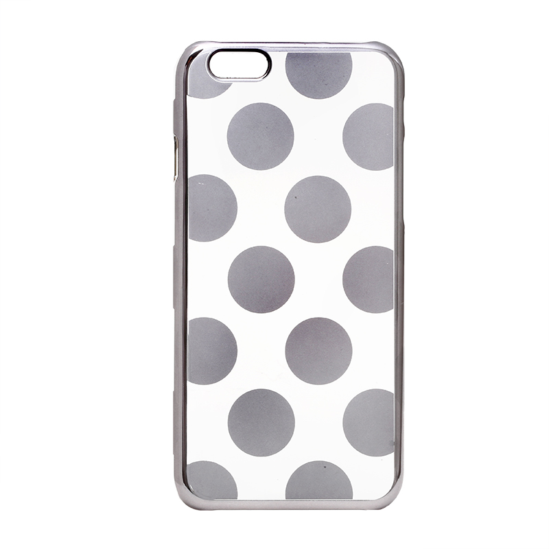 iPhone 6/6s メタルデザインハードケース「Metal Design」 ドット柄