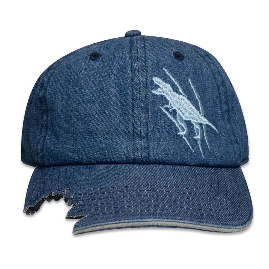 bitten-by-a-t-rex-denim-cap.jpeg