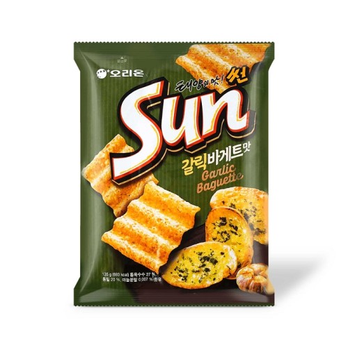 Korean Sun Chips: Garlic Baguette 2.8 Oz (80 g)